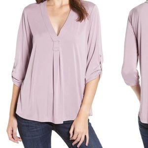 Mauve lush blouse